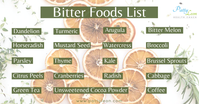 Bitter Foods List